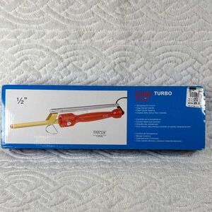 CHI Turbo 1/2" Curling Iron - Red and Gold